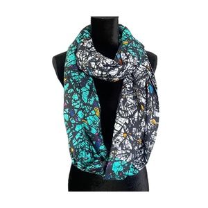 African Print Infinity Scarf and Head wrap